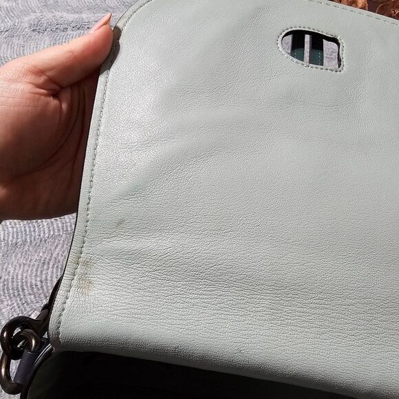 Coach Saddle Bag Crossbody Purse in Colorblock - Picture 6 of 8